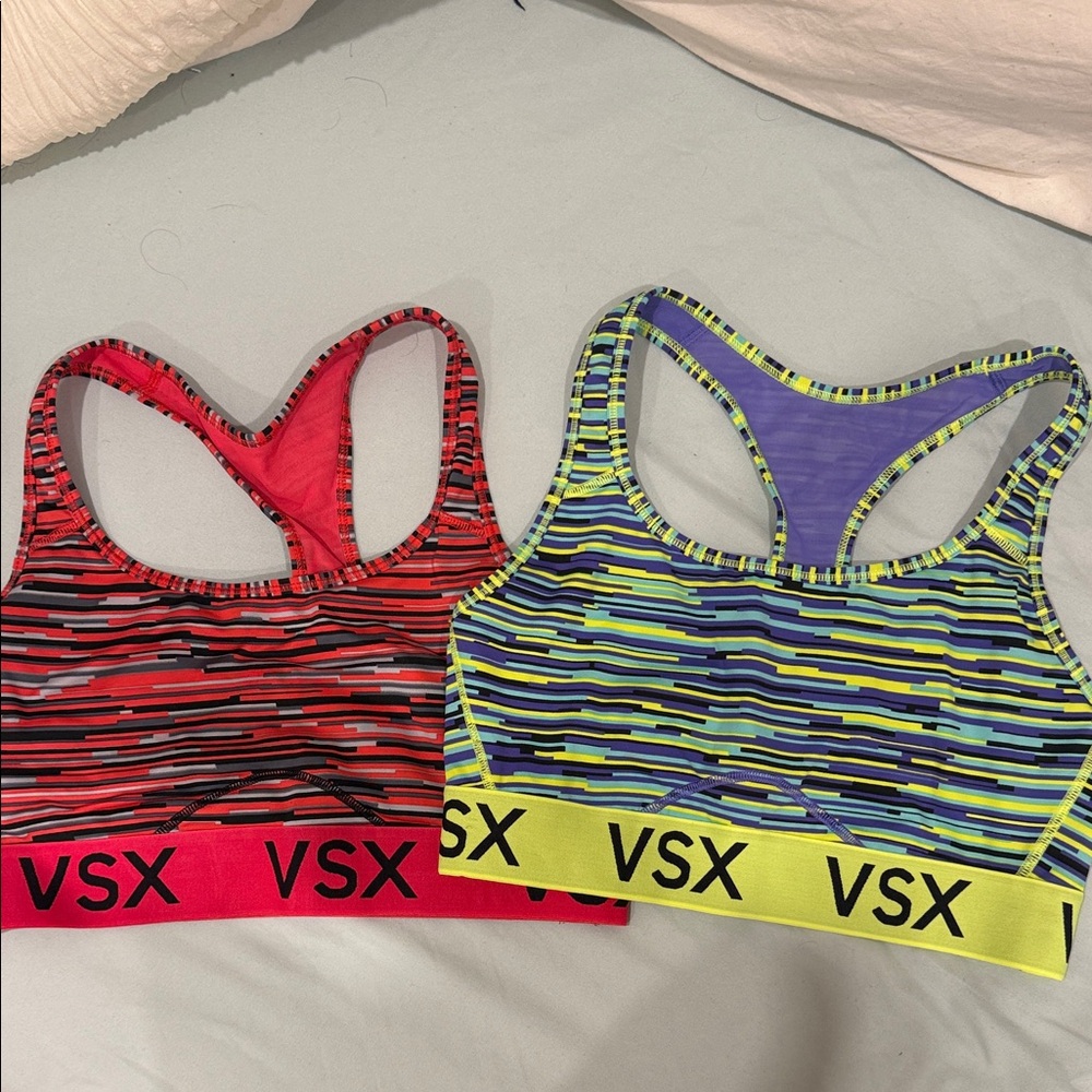 VSX Striped Sports Bras